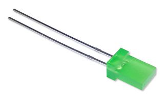 MP007956 - Rectangular LED, Super Green, 2mm x 5.25mm, 20mA, 2V, 571nm