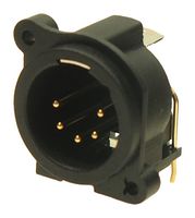 MP300255 - 5 Pin XLR Panel PCB Mount Plug