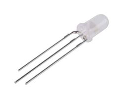 MP008532 - 3mm Kelly Green / Red LED, Clear, 2.1V, 20mcd, 30mcd, 60 Degrees