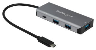 HB31C3A1CPD3 - 4 Port USB 3.2 Gen 2 Hub with Power Delivery, USB-C to 3x USB-A & USB-C