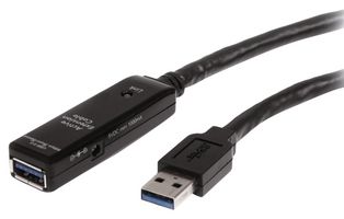 USB3AAEXT10M - USB 3.0 A Male to Female Active Extension Lead, 10m Black