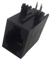 MHRJJ44NFRA - Modjack Right Angle PCB 4/4 Side Entry