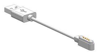 MP009322 - 4 Pole Magnetic Cable Connector Plug to USB Type A Plug, 600mm