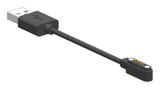 MP009334 - 4 Pole Magnetic Plug to USB Type A Plug, 600mm
