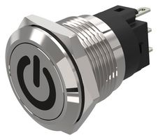 82-5151.1000.B002 - Vandal Resistant Push Button Switch, SPDT, Momentary, 3A, 240V AC, Standby, 19mm