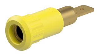 64.3010-24 - 4mm Socket, Metal, Yellow, 25A, QC, P/Fit