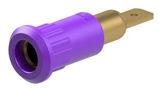 64.3010-26 - 4mm Socket, Metal, Violet, 25A, QC, P/Fit