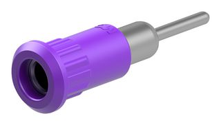 64.3011-26 - 4mm Banana Socket, Panel Mount, 60V DC, 25A, Violet