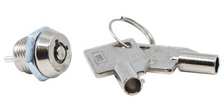 KO106A102 - 2 Pole Keylock Switch, SPST, 125V AC, 1A