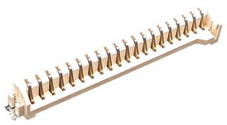 299-020-299198 - ClipZin SMD Single Row Card Edge Connectors, 20 Contacts, 2 Pack