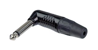RP2RC-BAG - 6.35mm 1/4" Mono Jack Plug, Nickel, 90 Degree, Tin Plated Contatcs