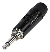 RTP2C-BAG - 3.5mm Mono Jack Plug, Nickel Contacts, Black