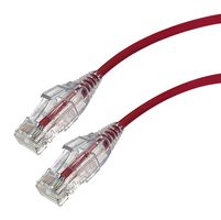 2994-1R - Slim Cat6 UTP LSOH Ethernet Patch Lead, 1m Red