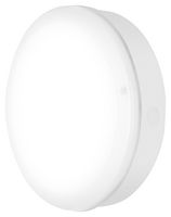 4058075647725 - 15W Round Surface LED Emergency Bulkhead with Sensor, IP65, 4000K, White
