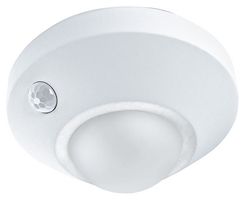 4058075270886 - 1.7W NightLux Battery Ceiling Light with PIR Sensor, 4000K, Cool White, 105lm, White, IP20