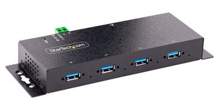5G4AINDNP-USB-A-HUB - 4 Port Industrial USB 3.2 Gen 1 Hub with Surge & ESD Protection, USB-A to 4x USB-A