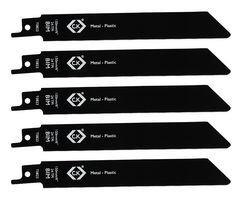 T0823 - 150mm 24TPI BIM Reciprocating Saw Blades, 5 Pack
