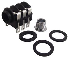 NMJ6HC-S - 1/4" SOCKET, 3P, SWITCHED, CHROME NOSE