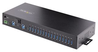 5G16AINDS-USB-A-HUB - 16 Port Industrial USB 3.2 Gen 1 Hub with ESD Protection, 2x USB Host to 16x USB-A
