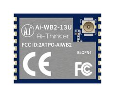 AI-WB2-13U - WiFi and Bluetooth Module, 32 Bit, External Antenna SMD 18 Package