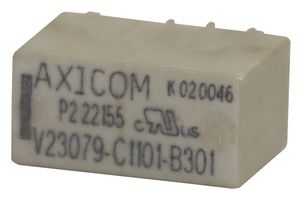 V23079B1203B301 - Relay, THT, DPDT, Latching, 12V dc, 2A