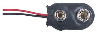 440005P - Type A PP3/6 Snap-On Battery Connector 10 Pack