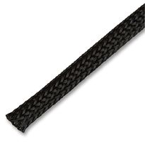 3223383 - Polyester Expandable Braided Sleeving Black 25mm Dia. 15m Coil Length
