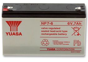 NP7-6 - 6V 7Ah Sealed Lead Acid Battery