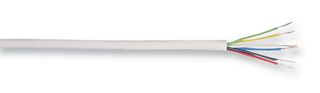 6 CORE ALARM LSF 100 - 6-Core LSF Security Alarm Cable, White, 100m