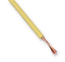 60.7190-24 - Flexiplast TPE Insulated Cable Yellow 2.7mm (1mm²) x 25m