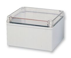 PCD 65T - IP67 Piccolo Polycarbonate Enclosure with Transparent Lid - 170x80x65mm