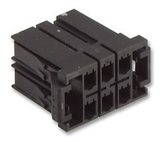 3-178129-6 - Receptacle Power Housing, Key XY, 6 Way, 1 Row