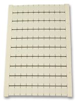 233.000.01 - DIN Rail Marker Card, 6mm, Blank, 100 Pack