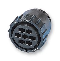 206136-1 - Plug, for Socket Contacts, 7 Way