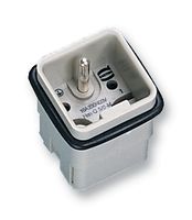 0912 005 3001 - Heavy Duty Connector, Power-Signal, Han Q, Insert, 5+PE Contacts, 3A, Plug