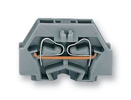260-301 - 2 Conductor Terminal Block, Cage Clamp, 28AWG to 16AWG, 18A