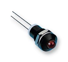 CBP05RD - LED, Prominent Black 5mm Red