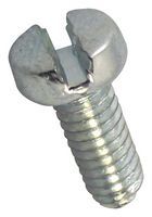 M2.510 CSSTMCZ100- - M2.5 x 10mm Steel BZP Cheese Head Slotted Machine Screws, 100 Pack