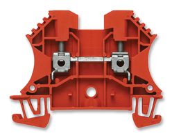 1020040000 - Terminal Block, DIN, 24A, Red