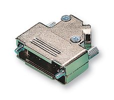 MHD45PK37-K - 37 Way Met Plastic D-sub Hood, 45 Degree Entry