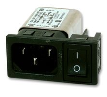 BZM27/A0620/53B - IEC C14 Inlet, Switch, Filtered, 6A, 250V AC