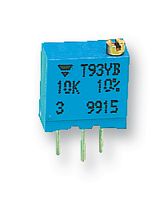 T93YB103KT20 - Trimmer, Multi Turn, Cermet, Top Adjust, 10K, Through Hole, 23 Turns
