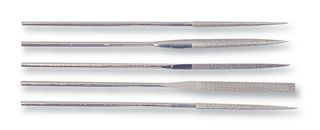 FL6002 - 5.5" (140mm) Diamond Needle File Set, 5 Piece