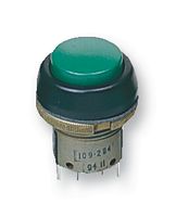 76-9420/439088G - Switch, Raised, Momentary, Green