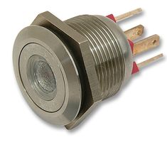 MPI001/28/GN - Switch, Illuminated Momentary, Green