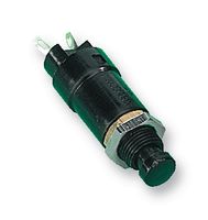 T0918SOAAA - Round Push Button Switch, SPST-NC, Momentary, Black, 250V AC, 0.5A, 7.1mm