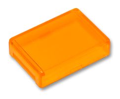 A0161C - 18x24mm Amber Lens Pushbutton Switch Cap