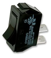 C1500VQASG - Rectangular Rocker Switch, On Off, SPST, 250V AC, 20A
