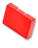 A165L-JR - Red Rectangular Lens Screen for use with A16 Series Push Buttons