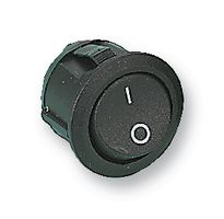 R13-112A - Switch, Rocker SPST Black I/O